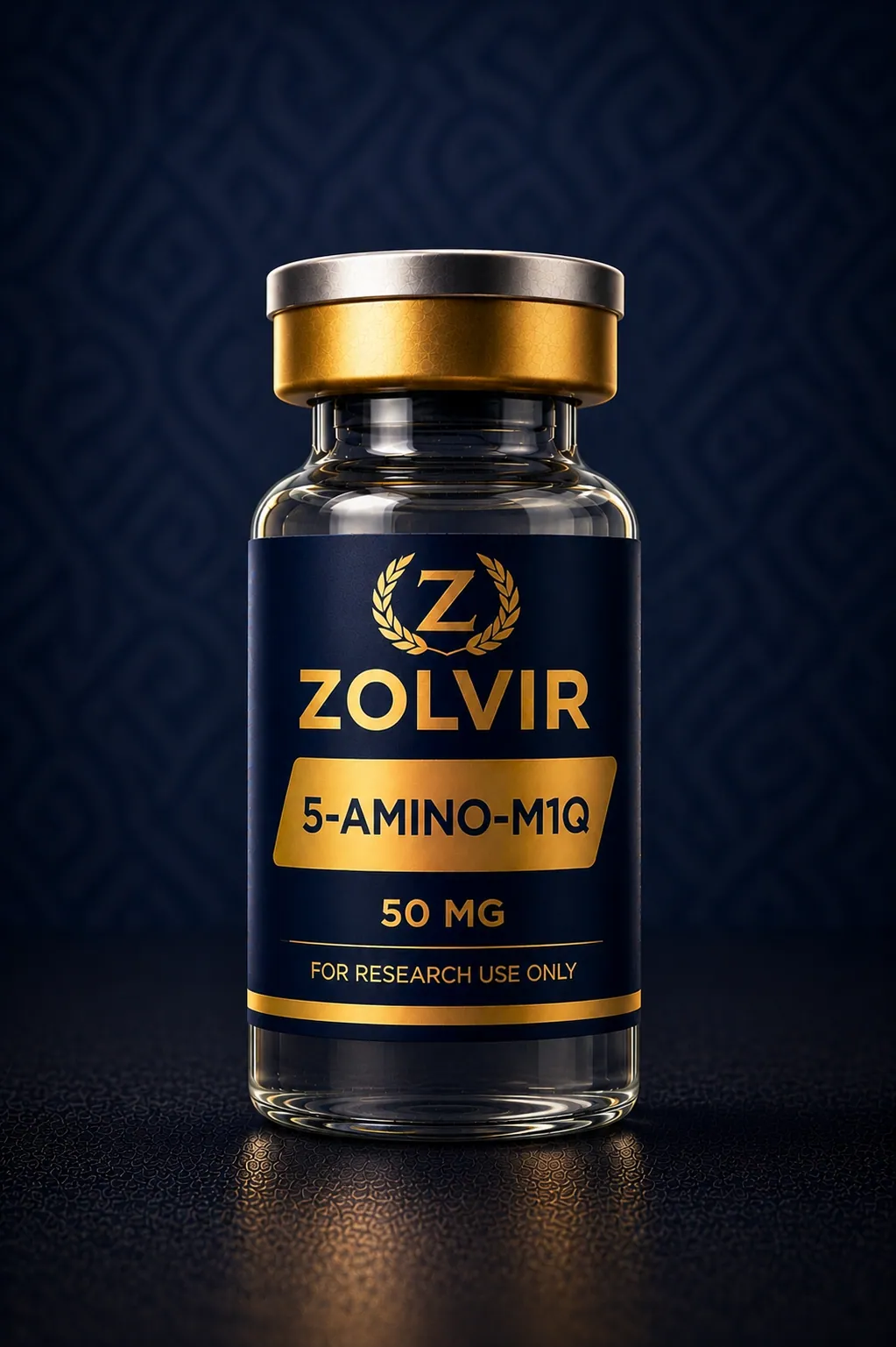 5-Amino-1MQ 50mg — Zolvir research compound vial