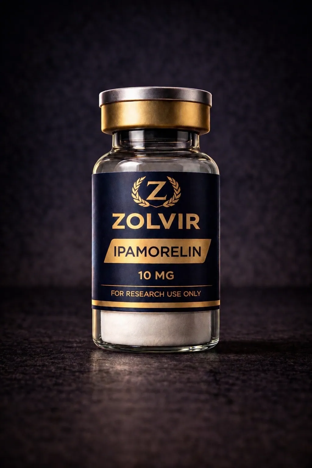 Ipamorelin 10mg Zolvir research vial