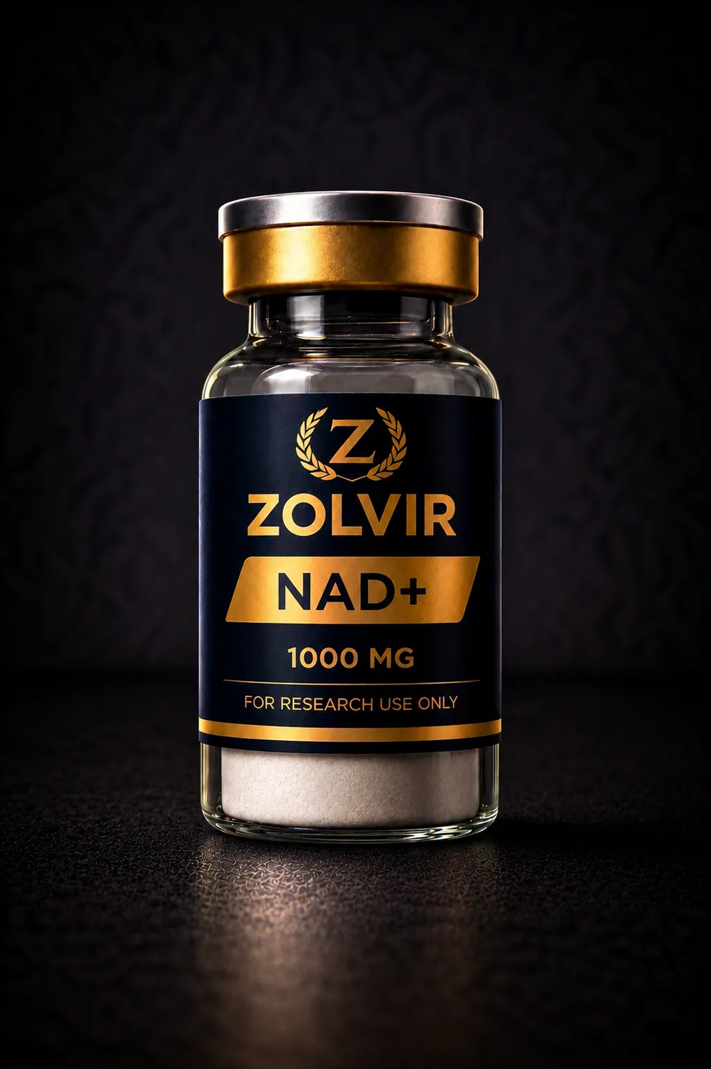 NAD+ 1000mg Zolvir research vial